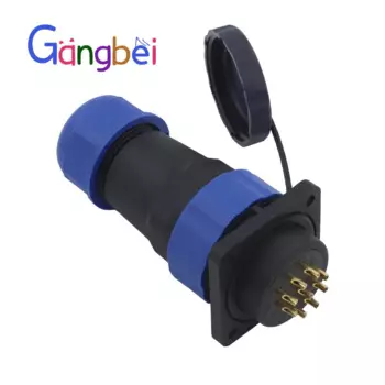 SP28-3pin 5pin 7pin 9pin 12pin 16pin 19pin 24pin водонепроницаемые разъемы, Кабельная вилка и розетка промышленный панельный разъем