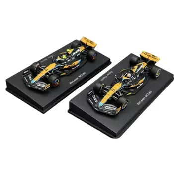 Spark 1:64 F1 команда MCL60 Norris/Piastri Коллекционная модель из сплава для мальчиков и девочек декоративные детские подарки.