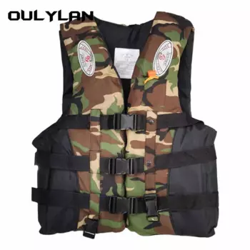 Спасательный жилет Oulylan для лодок, рыбалки, жилет для взрослых, спасательный жилет для серфинга, лыж, мотолодки, водный борд, плавания, дрифтинга, спасательный жилет