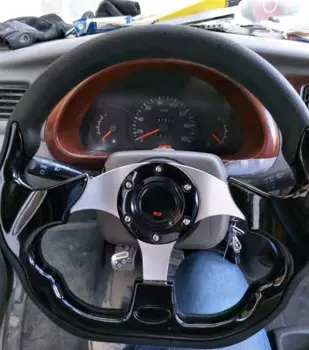 Spceddy MCX 13 дюймов гоночный Универсальный 320 мм PU JDM спортивный Автомобильный руль с гудком 6-отверстием 20S0109MO