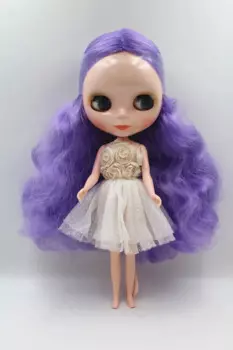 Специальная кукла Blygirl светло-фиолетового цвета, кукла Blythe, общая кукла, 7 суставов, Обнаженная кукла