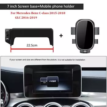 Специальный автомобильный держатель для мобильного телефона с левым рулем для накачивания для Mercedes-Benz C GLC V-класса W204 W205 x253 W447, навигационный кронштейн