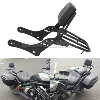Спинка для мотоцикла, сатин-бар + багажная стойка для Kawasaki Vulcan S 650 VN650 2015 2016 2017 2018 2019 2020 2021 2022 2023