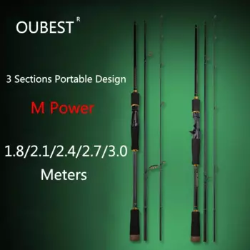 Спиннинговое удилище, 1,8/2,1/2,4/2,7/3,0 м, 5-42 г