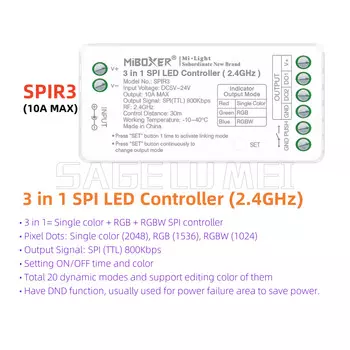 SPIR3 SPIR3-M Miboxer RGB контроллер для светодиодной ленты