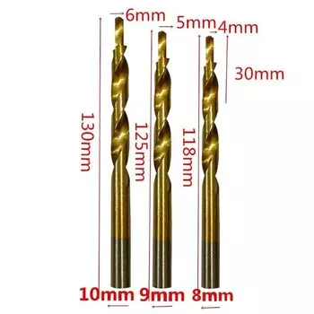 Спиральное сверло Kreg 4-8/5-9/6-10 мм для деревообработки