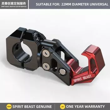 Spirit Beast мотоциклетный крюк универсальный велосипед 22 мм руль бампер складной вешалка мотоциклетный шлем сумка крючок для перчаток для Honda Yamaha Suzuki BMW Kawasaki CFMOTO