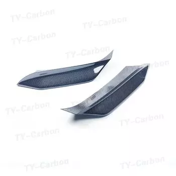 Сплиттер для переднего бампера, спойлер для губ, сухое углеродное волокно, рамка для вентиляционного отверстия, отделка, внешняя Настройка для BMW F80 M3 F82 F83 M4 2015-2020