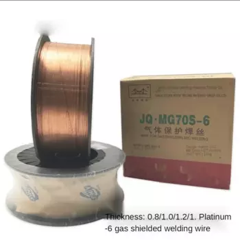 Сплошная сварочная проволока Jq.m70S-6 в защитных газах второй сварки Er50-6 однотонные флюсовая сварочная проволока 0,8/1,0/1,2/1,6 мм