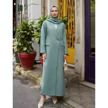 Сплошной цвет, женская длинная куртка на одной пуговице, женское повседневное пальто, торжественное платье до щиколотки, зимнее платье