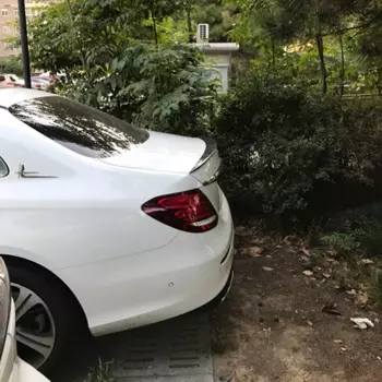 Спойлер AMG для Mercedes W213, спойлер из углеродного волокна для 4-дверного седана E200, E220, E250, E300, 2016 +