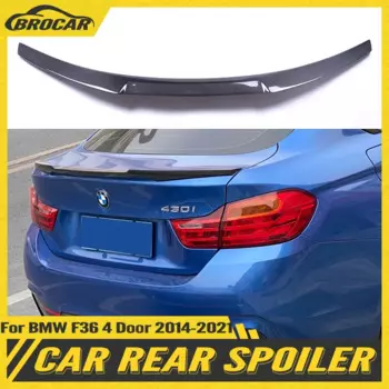 Спойлер BROCAR для BMW F36 из углеродного волокна/ФАП 4 серии, 4-дверный спойлер Gran Coupe F36 M4 Style 2014- UP 420i 420d 428i 435i