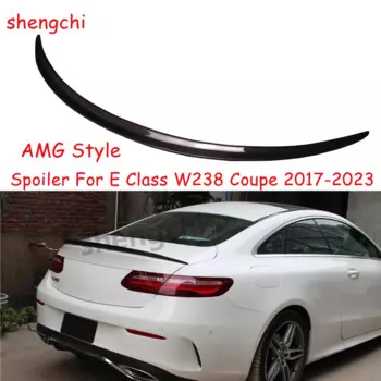 Спойлер C238 AMG из углеродного волокна для Mercedes Benz E Class W238, двухдверный купе E300 E350 E400, крыло багажника 2017-2023