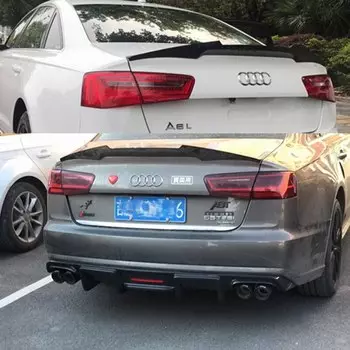 Спойлер для Audi A6 C7, задний спойлер из углеродного волокна, крыло багажника M4 2012 2013 2014 2015 2016