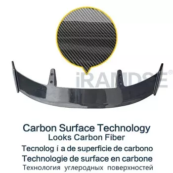 Спойлер для багажника, тип TE, углеродная поверхность, заднее крыло багажника, АБС-пластик, аксессуары для переоснащения, спойлер для X-Trail Rogue T32 2014 - 2019