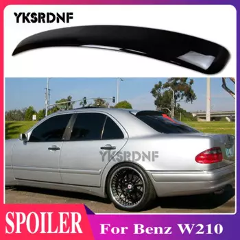 Спойлер для Benz W210 1996-2002 W210 E-class E200 E260 E55 E63, материал из углеродного волокна, цветной задний спойлер на крышу автомобиля