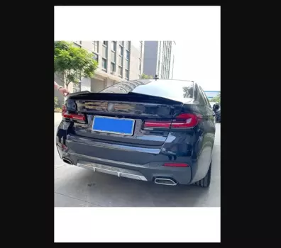 Спойлер для Bmw 5 серии G30 Psm, черный спойлер из АБС-пластика, спортивный дизайн автостайлинга, диффузор, удлинитель бампера, защита капюшона