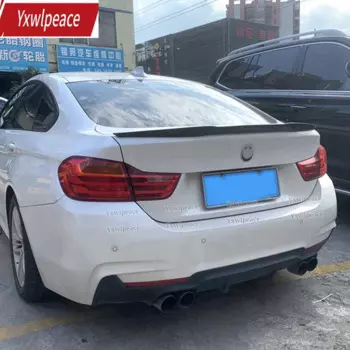 Спойлер для BMW F36 420i 420d 428i 435i 2014-2020 из углеродного волокна 4 серии 4 двери Gran Coupe F36 M4 стильный задний спойлер для багажника