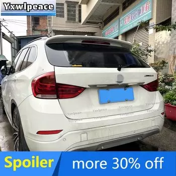 Спойлер для BMW X1 E84 2010 2011 2012 2013 2014, АБС-материал, цвет праймера, задний спойлер на крышу, крыло, Стайлинг автомобиля