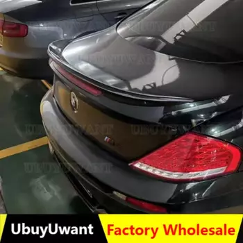 Спойлер для E63 2004 - 2009 BMW 6 Series, спойлер из высококачественного углеродного волокна, Автомобильный задний спойлер