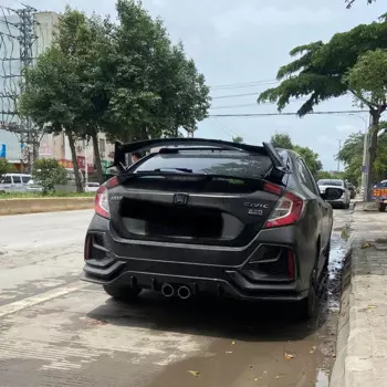 Спойлер для хэтчбека Honda Civic 10, FK7, тип R, высококачественный спойлер из АБС-пластика, модификация цветного спойлера для хвоста автомобиля