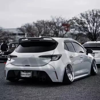Спойлер для хэтчбека Toyota Corolla 2019, высококачественный спойлер из ABS материала для заднего крыла автомобиля, задний спойлер грунтового цвета