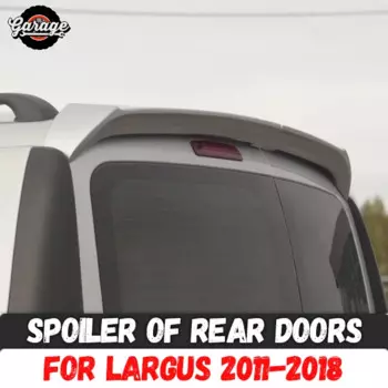 Спойлер для Lada Largus 2011-на двери багажника, АБС-пластик, спортивные аксессуары для тюнинга автомобиля, аэродинамическое крыло