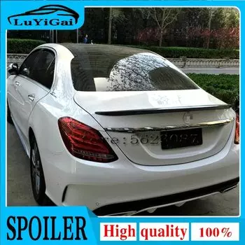 Спойлер для Mercedes Benz W205 2016-18 C180/C200/C230 C-класс спойлер для заднего крыла автомобиля цветной задний спойлер