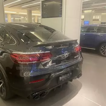 Спойлер для Mercedes GLC Class Coupe GLC300 GLC250 2016-2023, спойлер для Benz GLC Coupe GLC43 GLC260, спойлер из АБС-пластика для заднего крыла автомобиля