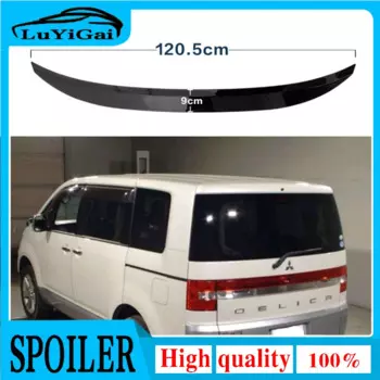 Спойлер для Mitsubishi Delica D5 1998-2020, высококачественный задний цветной спойлер из АБС-пластика для заднего крыла автомобиля