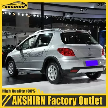 Спойлер для peugeot 307 2008-2013, спойлер для peugeot 307, высококачественный спойлер из АБС-материала для заднего крыла автомобиля, грунтовой цветной спойлер