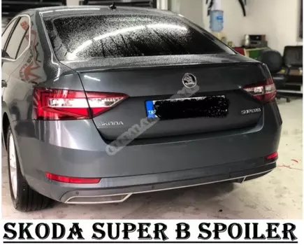 Спойлер для SKODA SUPERB SEDAN 2002-2021, автомобильный аксессуар, универсальные спойлеры, автомобильная антенна для стайлинга автомобильного порога, диффузор