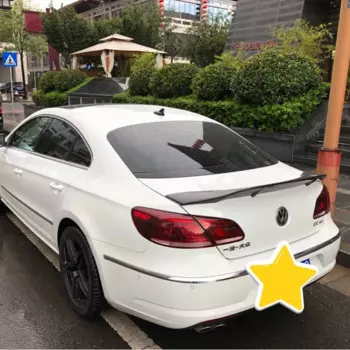 Спойлер для Volkswagen CC, высококачественный спойлер из углеродного волокна для заднего крыла автомобиля, спойлер для Passat CC 2009-2017