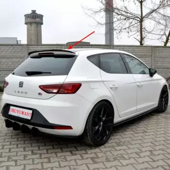 Спойлер для Volkswagen Seat LEON 2000-2020, 3 двери/5 дверей для 1P MK2 5F, задний спойлер для хэтчбека из АБС-пластика, автомобильный спойлер