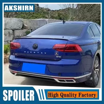 Спойлер для Volkswagen VW Passat B8, 2017, АБС-пластик, неокрашенный цвет грунтовки, задний багажник, багажник, крыло, спойлер, Стайлинг автомобиля