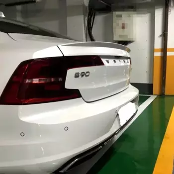 Спойлер для Volvo S90 2017-2018 Volvo S90, спойлер, АБС-пластик, цвет заднего крыла автомобиля, задний спойлер