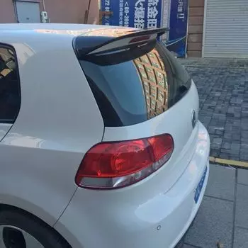 Спойлер для VW Golf 6, спойлер из АБС-материала для заднего крыла автомобиля, задний спойлер грунтовки цвета для Volkswagen Golf 6, ABT, спойлер 2010-2013