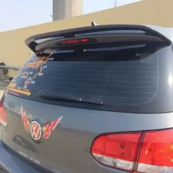 Спойлер для VW Golf 6, спойлер из АБС-материала для заднего крыла автомобиля, задний спойлер грунтовки цвета для Volkswagen Golf 6, ABT, спойлер 2010-2013
