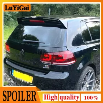 Спойлер для VW Golf 6, спойлер из АБС-материала для заднего крыла автомобиля, задний спойлер грунтового цвета для Volkswagen MK6, спойлер 2010-2013
