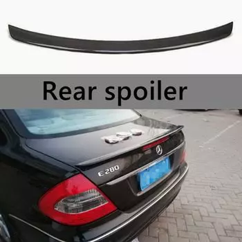 Спойлер для W211 2003-2009 Mercedes-Benz W211 E-class E200 E260, спойлер из АБС-пластика, цветное заднее крыло автомобиля, задний спойлер