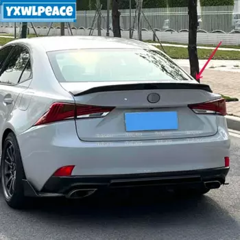 Спойлер для заднего багажника Lexus IS200 IS250 IS350 IS300 2013-2019 из настоящего углеродного волокна/FRP AR, автомобильные аксессуары
