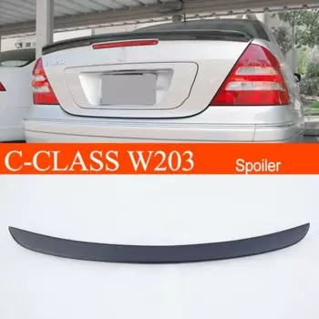 Спойлер для заднего крыла W203 из углеродного волокна/FRP для Mercedes-Benz C-class W203 C180 C200 C260 C320 2001 2002 2003 2004 2005 2006