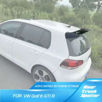 Спойлер из АБС-пластика, спойлер из углеродного волокна на заднюю крышу багажника, спойлер на крыло багажника для Volkswagen MK6 Golf 6 GTI R 2010 - 2013