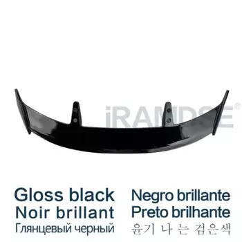 Спойлер из углеродного волокна для Citroen C4 Tail Fin 2011-2015, черные аксессуары для крыши автомобиля