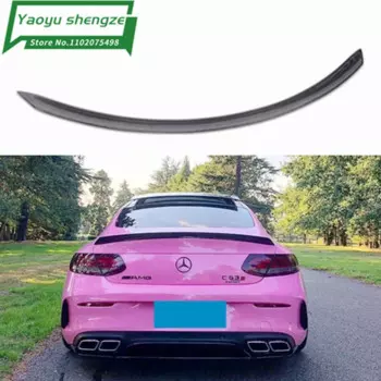 Спойлер из углеродного волокна для Mercedes C Class W205, модель C200, C250, C300, C180, C350 Coupe, 2-дверный автомобиль 2015 года и выше