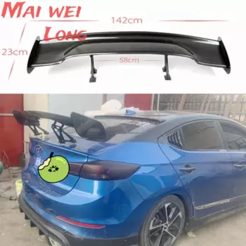 Спойлер из углеродного волокна в стиле GT, универсальный спойлер седана для Hyundai Honda Toyota Chevrolet Nissan Mitsubishi Lancer 2014-2018