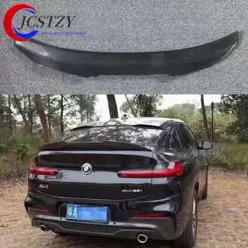Спойлер JCSTZY для BMW X4 спойлер G02 PSM стильный спойлер из углеродного волокна глянцевый черный праймер и лаковый багажник