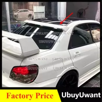 Спойлер на крышу для Subaru Impreza WRX STI 7-8-9, 2002-2008, высококачественный спойлер из настоящего углеродного волокна FRP, задний стеклянный Верхний сплиттер