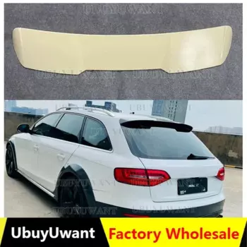 Спойлер на крышу RS4 для Audi A4 B8 Avant/Allroad 2008-2016, спойлер из АБС-пластика, заднее крыло, украшение на хвостовое крыло автомобиля A4 B8 Allroad