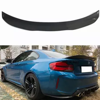 Спойлер PSM Style для BMW F22, спойлер из углеродного волокна, 2 серии F22 Coupe и F87 M2 220i M235i 228i, карбоновый спойлер, губы 2014 г. - UP